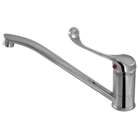 Stella Care 211105D Chrome Sink Mixer with Rubber Lined Flexi-Hose - Sink Mixer