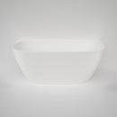 Caroma CII5WFMW Contura II 1500mm Back to Wall Freestanding Bath - Matte White - Special Order