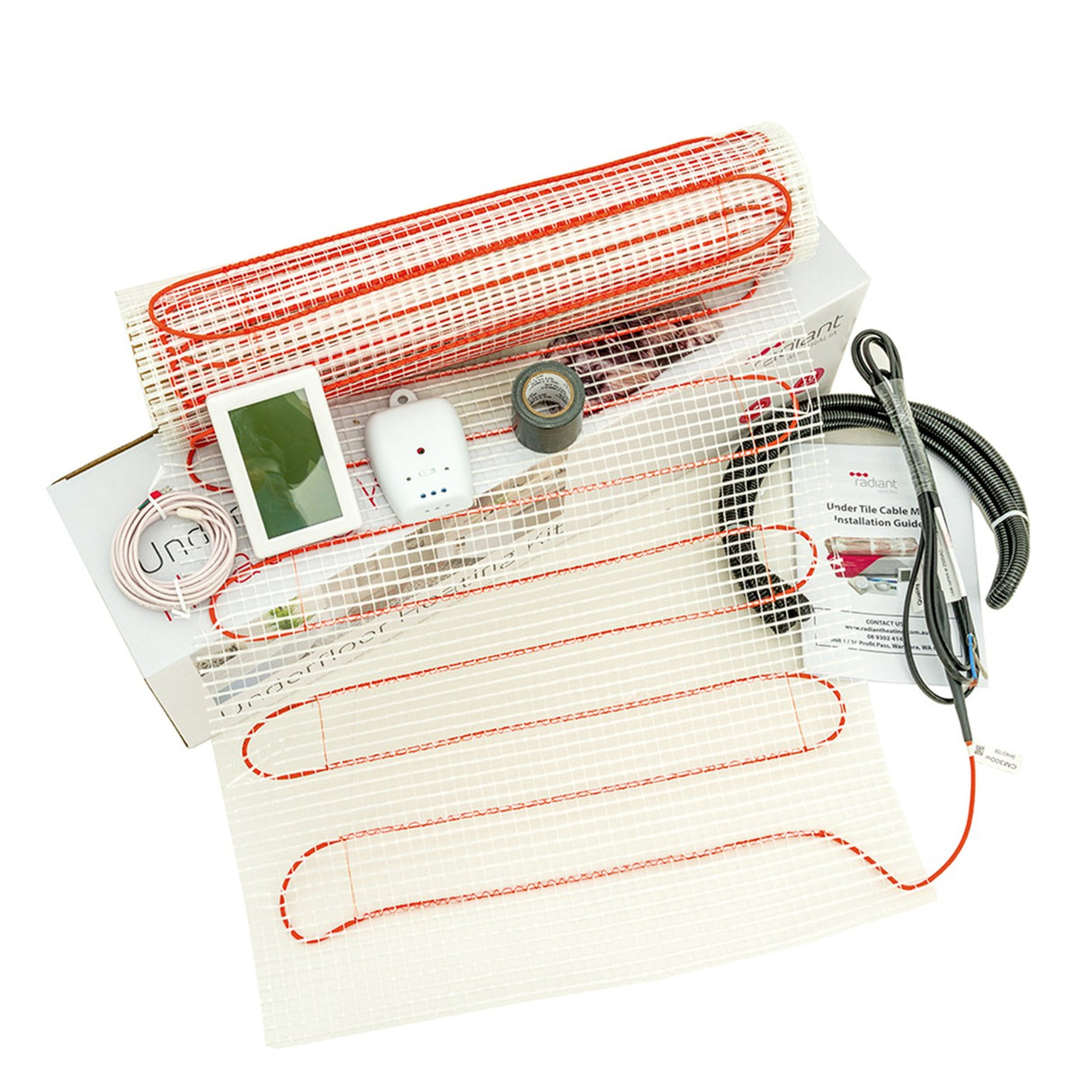 Radiant Under Tile Under Floor Heating Kit, UTCMK150, UTCMK200