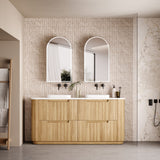 Aulic 1800mm Varcelli Floorstanding Vanity with Solid Surface Top Alpine Top CA58-1800D-ST86FT Vanity Units