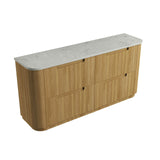 Aulic 1800mm Varcelli Floorstanding Vanity with Solid Surface Top Alpine Top CA58-1800D-ST86FT Vanity Units