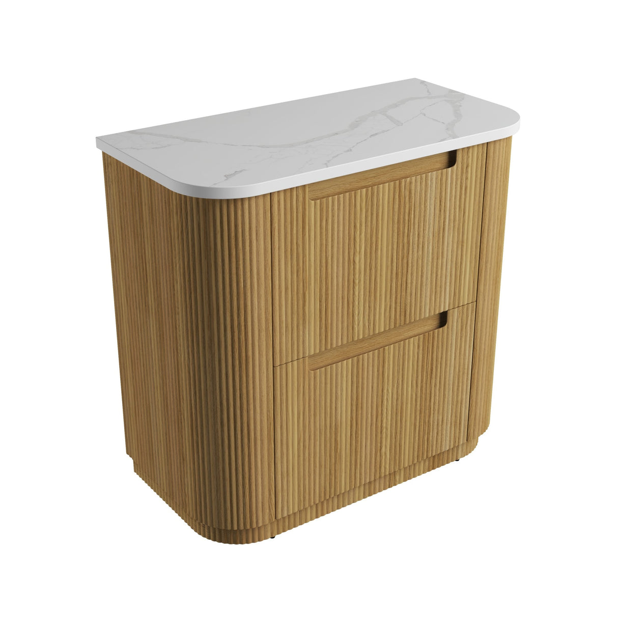 Aulic 900mm Varcelli Floorstanding Vanity with Solid Surface Top Palis Top CA58-900-ST66FT Vanity Units