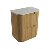 Aulic 750mm Varcelli Floorstanding Vanity with Solid Surface Top Alpine Top CA58-750-ST86FT Vanity Units