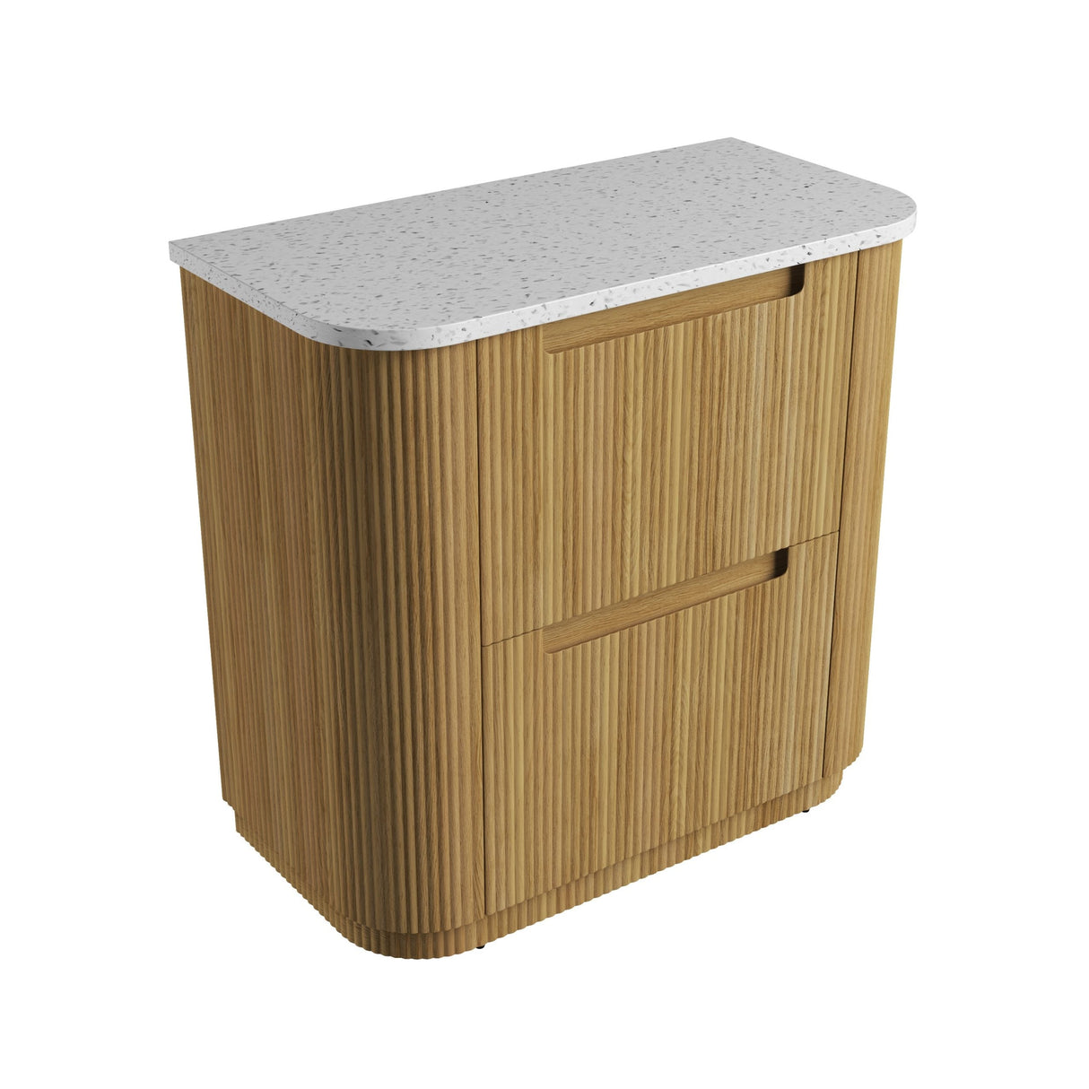 Aulic 900mm Varcelli Floorstanding Vanity with Solid Surface Top Snow Top CA58-900-ST46FT Vanity Units