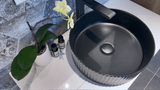 Otti OT4000MW Marlo Round 400x400x125 Fluted Above Counter Basin