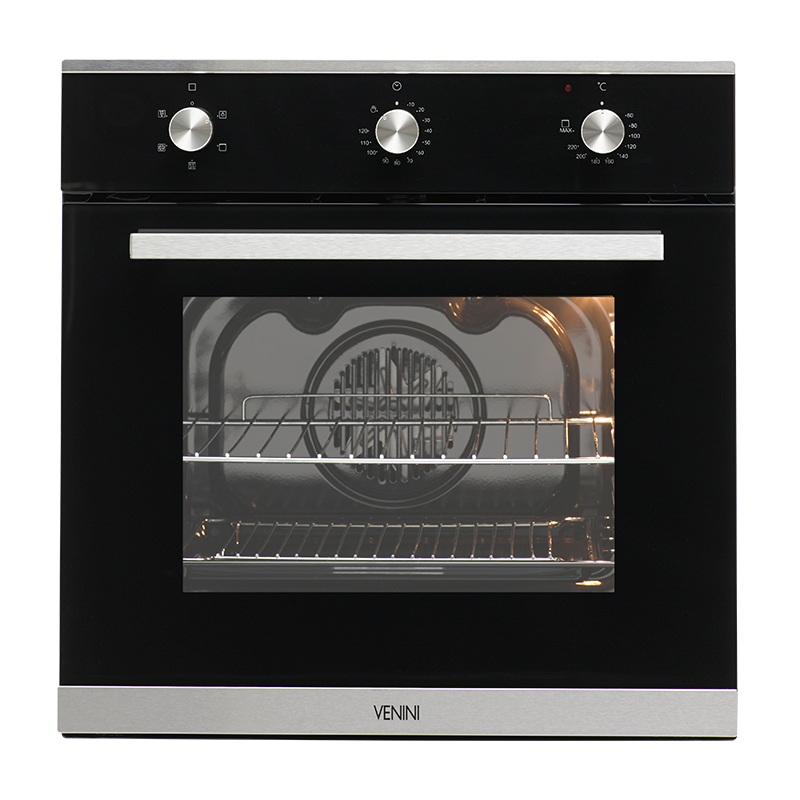 Venini VO5S Black Glass 60cm Electric Oven - Ex Display