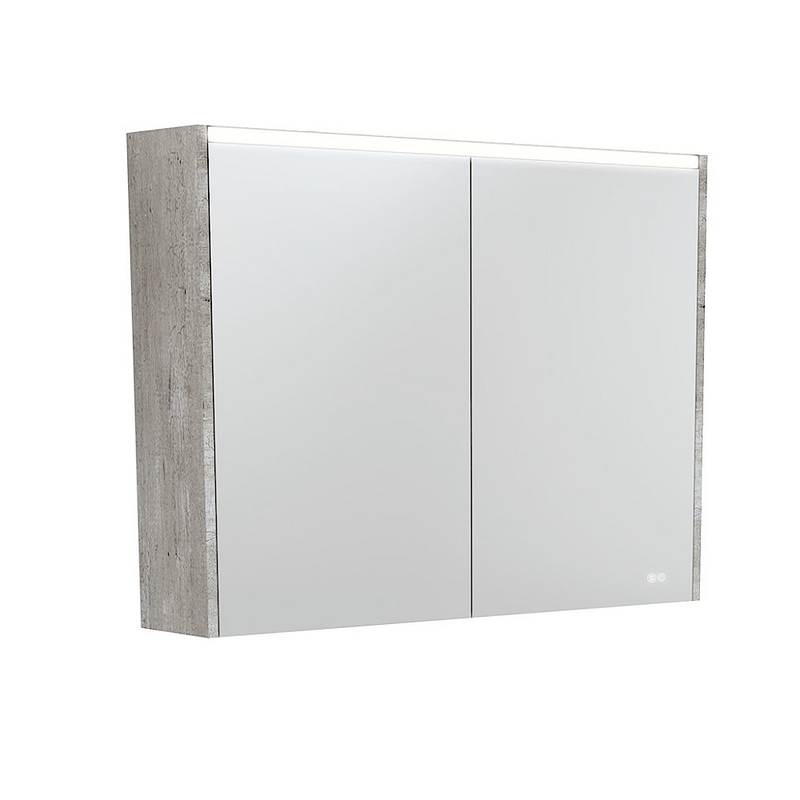 Fienza PSC900X-LED 900mm Mirror LED Cabinet, Industrial - Special Order