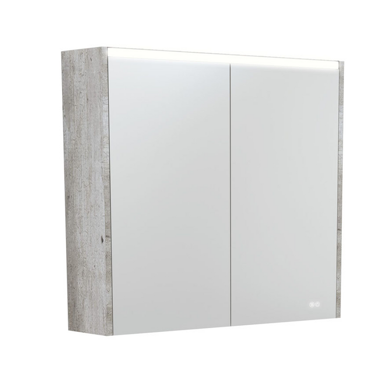 Fienza PSC750X-LED 750mm Mirror LED Cabinet, Industrial - Special Order