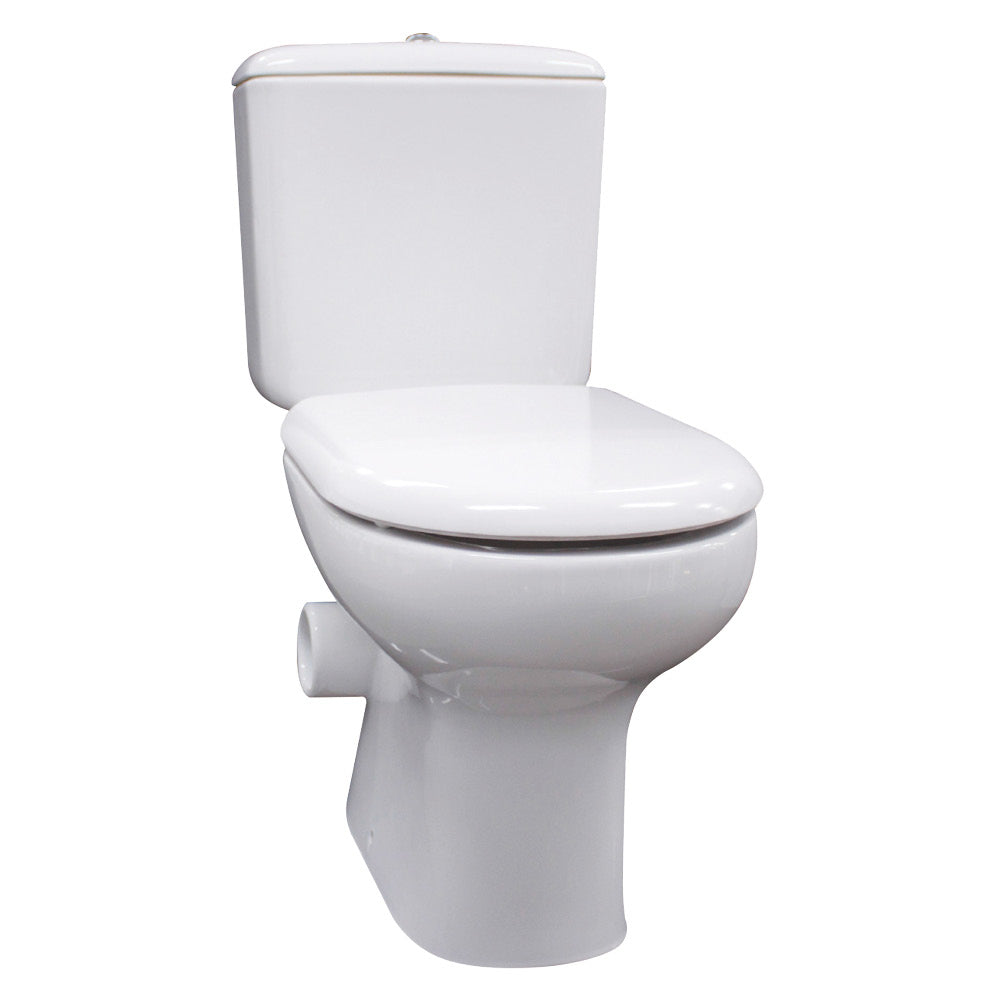 Fienza Rak Liwa Close-Coupled Suite Left Skew Trap - White