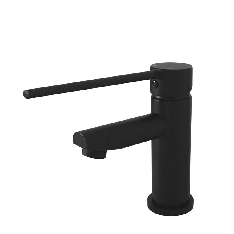 Fienza 225103D Hustle Care Short Basin Mixer Tap, Matte Black