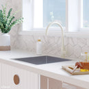 Fienza Kaya Sink Mixer - Warm White Gloss