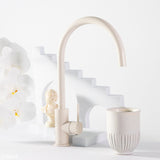 Fienza Kaya Sink Mixer - Warm White Gloss
