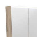 Fienza PSC1200S-LED 1200mm Mirror LED Cabinet, Scandi Oak - Special Order