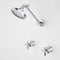 Caroma Coolibah Classic Cross Shower Tap Set Chrome 90303C3A - Special Order