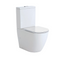 Fienza K002A Koko S-Trap 90-160mm Toilet Suite, White - Chrome Buttons - Special Order