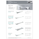 Fienza Koko Toilet Brush & Holder  Chrome