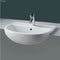 Fienza 603703W Semi Recessed RAK 3 Tap Hole Ceramic Compact Basin, White - Special Order