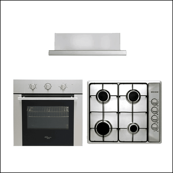 60Cm Oven Cooktop And Rangehood Package No.57 Packages