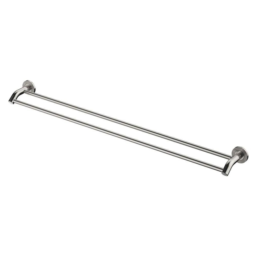 Fienza Axle Double Towel Rail 900mm 83108BN - Brushed Nickel