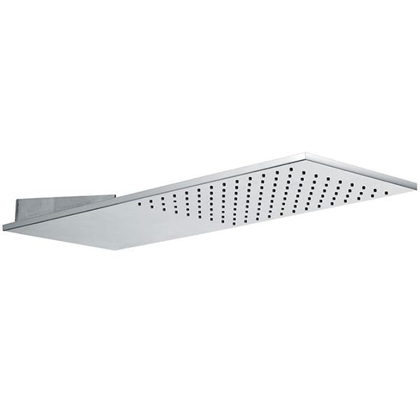 Fienza Koko Polished S/S Square Wall Shower Head Chrome FIE0060