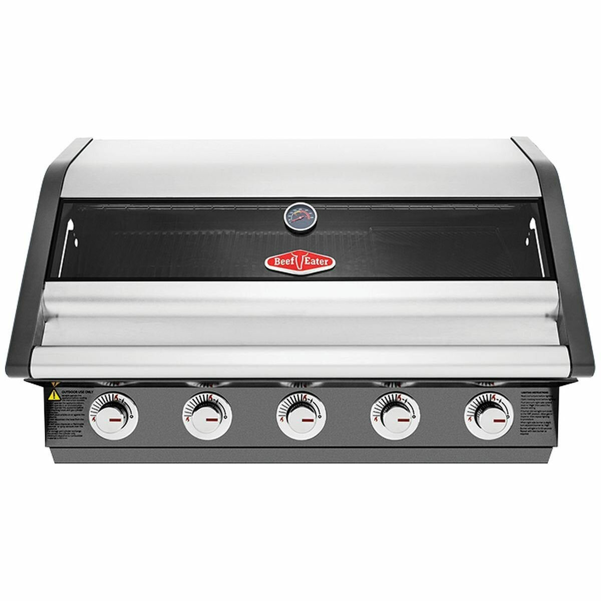 Beefeater BBG1650DA 1600 Series Dark 5 Burner Built-In BBQ - Beefeater Factory Seconds