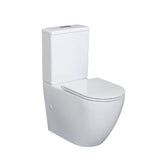 Fienza K011B-2 Alix Extended Height Slim Seat S-Trap 160-230mm Toilet Suite, White