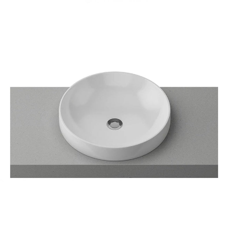 Timberline Radius BAS43RA-WG Basin, Gloss White - Special Order