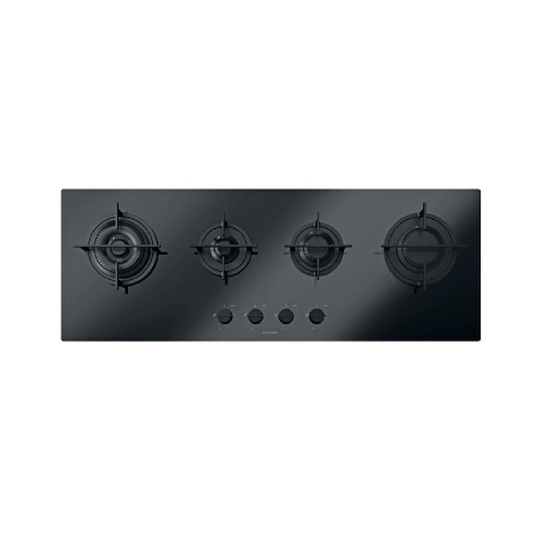 Abey Barazza 1PMD104B Cookop 110cm Mood 4 Burner Hob  Black Glass Ceramic - Special Order