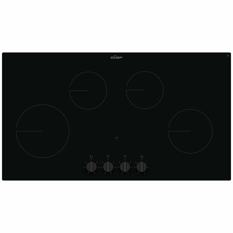 Chef CHC942BB 90cm Electric Ceramic Cooktop - Chef Clearance Discount