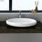 Fienza CSB088 Antonia Cast Stone Solid Surface Basin, Matte White