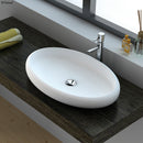 Fienza CSB088 Antonia Cast Stone Solid Surface Basin, Matte White