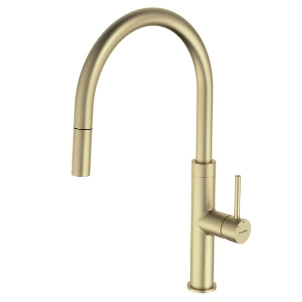 Caroma Liano II Pull Out Sink Mixer - Brushed Brass 96380BB56A - Special Order