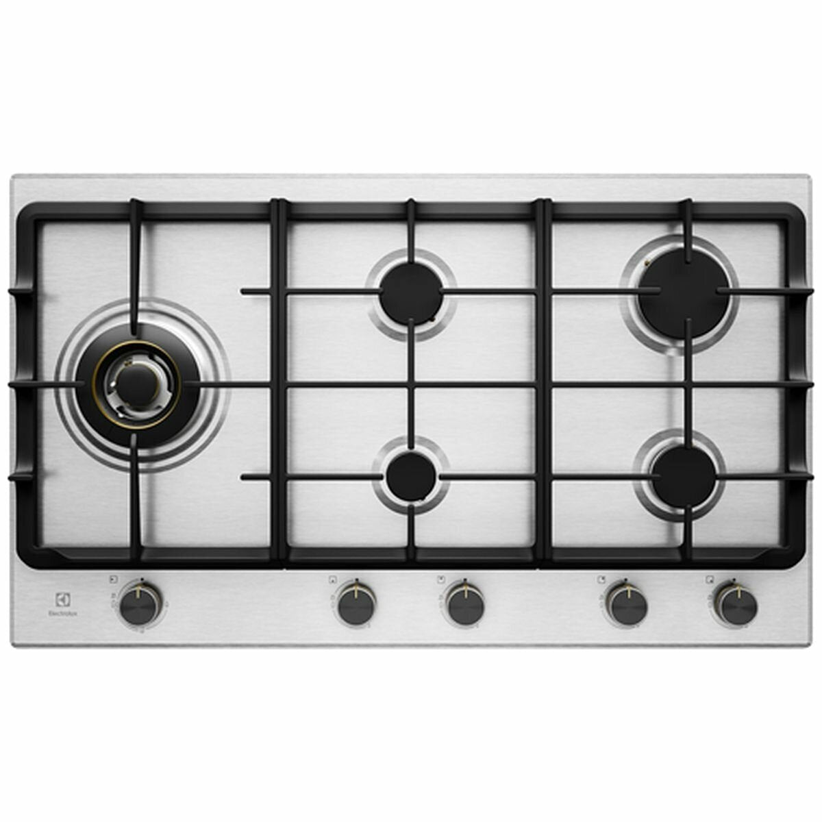 Electrolux EHG955SE 90cm Stainless Steel Gas Cooktop - Electrolux Factory Seconds