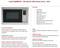 Euro Appliances ES28MTSX Inbuilt Microwave Oven + Grill with Trim Kit