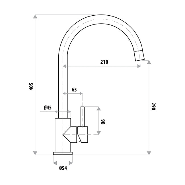 304 Stainless Steel Sink Mixer