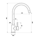 304 Stainless Steel Sink Mixer