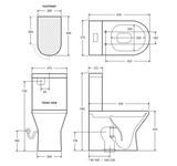Fienza Escola Back-to-Wall Suite