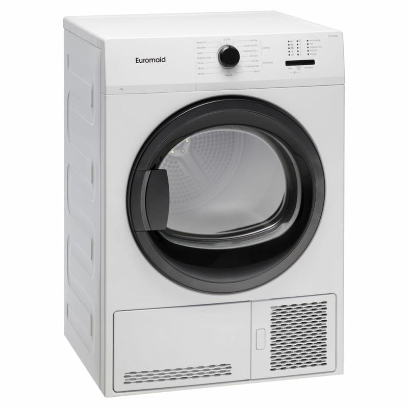 Euromaid ECD700W 7kg White Condenser Dryer