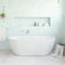 Fienza FR11572 Koko Freestanding Acrylic Bath, Matte White - Special Order