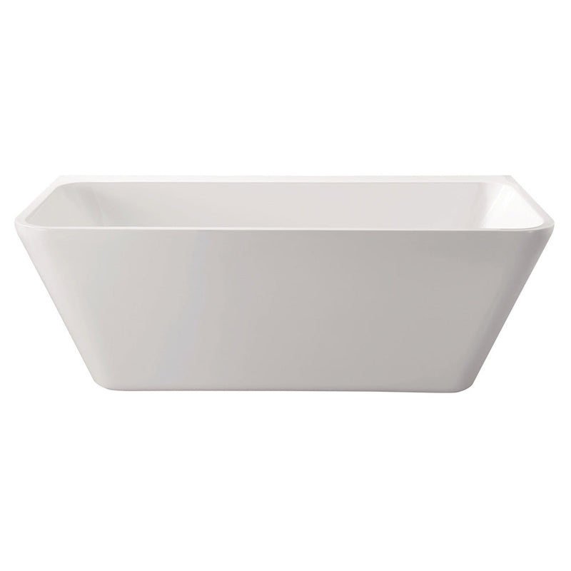 Fienza FR13572 Delta Back to Wall Acrylic Bath 1500mm, Gloss White - Special Order