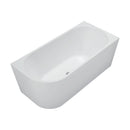 Fienza Isabella Acrylic Corner Bath 1500mm - Gloss White