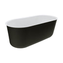 Fienza FR72-1500B Windsor Freestanding Acrylic Bath 1500mm, Matte Black - Special Order