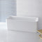 Fienza Delta Back to Wall Acrylic Bath 1700mm - Gloss White