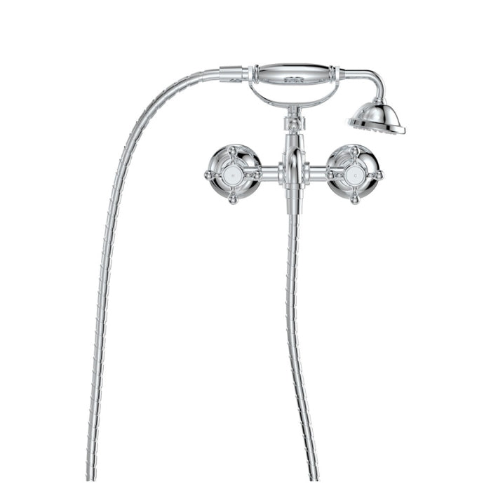Fienza 336105 Lillian Exposed Bath Tap Set with Hand Shower, Chrome - Special Order