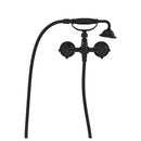 Fienza 336105BK Lillian Exposed Bath Tap Set with Hand Shower, Matte Black - Special Order
