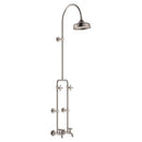 Fienza 455122BN Lillian Exposed Rail Shower & Bath Set, Brushed Nickel - Special Order