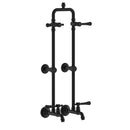 Fienza 455123BL Lillian Lever Exposed Rail Shower & Bath Set, Matte Black