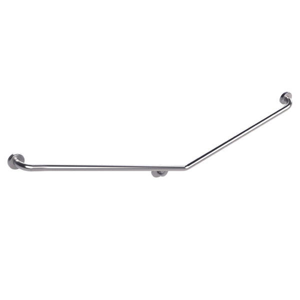 Fienza GRAB9070L Care Ambulant 40° 900x700mm Stainless Steel Left Hand Grab Rail - Special Order