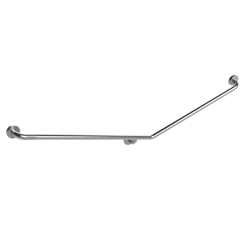 Fienza GRAB9070L Care Ambulant 40° 900x700mm Stainless Steel Left Hand Grab Rail - Special Order