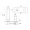 The GABE Wall Outlet Mixer Matte Black / Rose Gold T706BK/RG (Special Order)